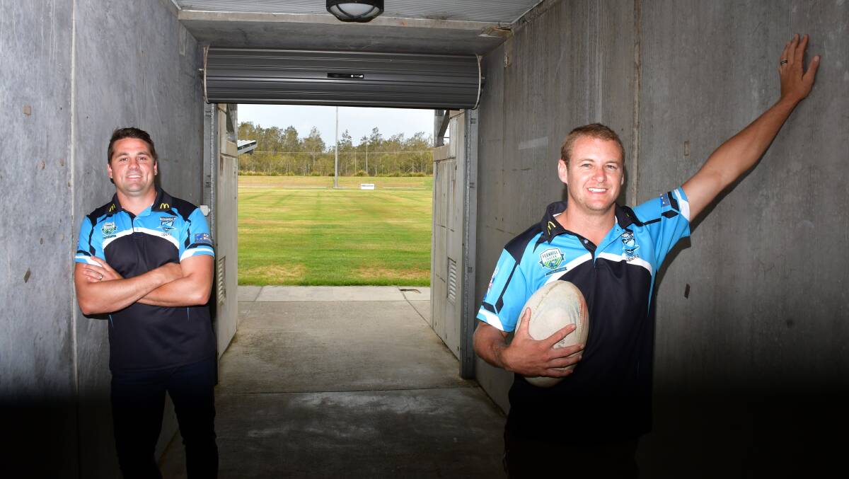 New start: David Geary and James Kelly will co-coach Port Macquarie Sharks in season 2020.