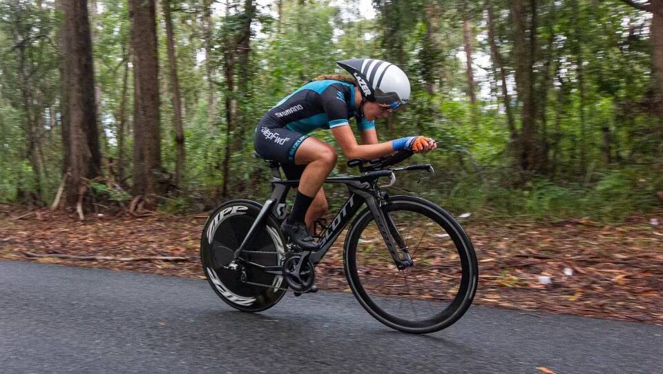 Alani Cockshutt is one of three Mid North Coast cyclists to be selected in a Cycling NSW under-19 development team. Photo: supplied