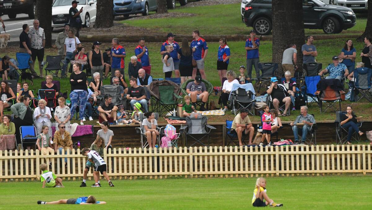 Making ground: Fans packed into Oxley Oval in February 2020 to witness the first-ever fixture under lights at the venue.
