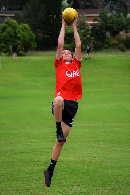 In the mix: Will Kelly has been selected in the Sydney Swans Top End Academy program. Photo: Paul Jobber