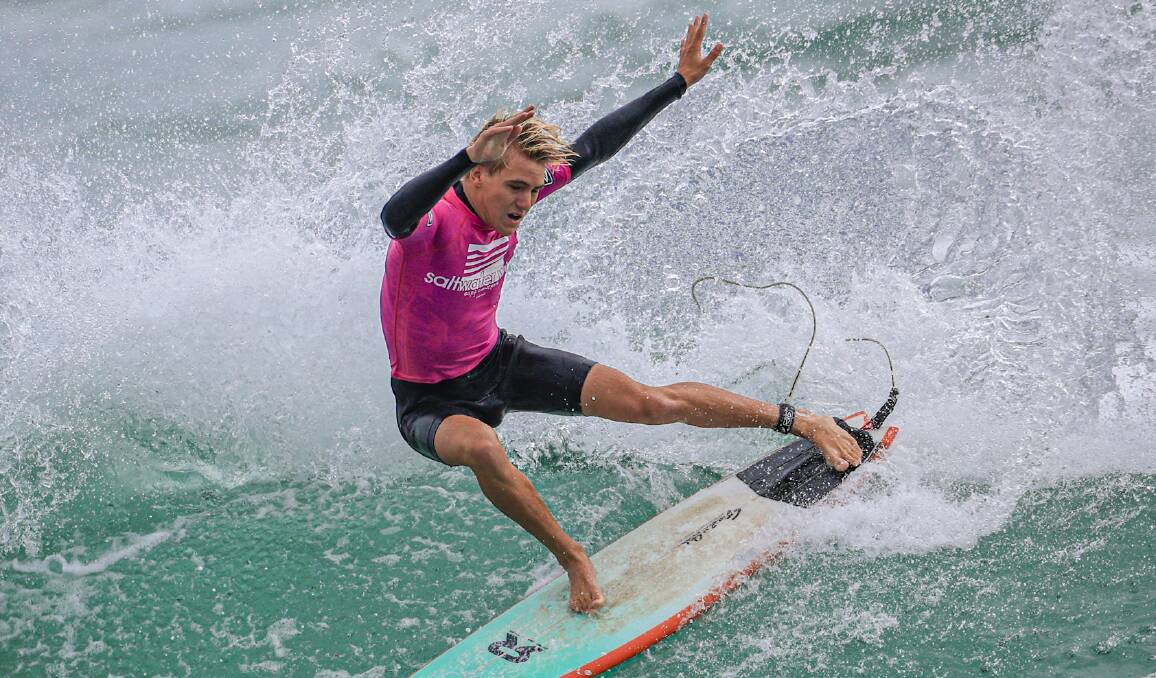 Kayle Enfield will fly the flag for Port Macquarie in the men's open division at the Australian Surf Championships, which runs from August 5-22. Photo: Lighthouse Sports Photography