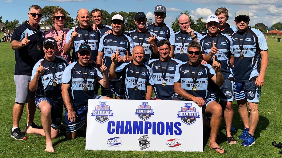 Victors: Dave Bradley's Port Macquarie men's 45s were too good over in New Zealand. Photo: Supplied