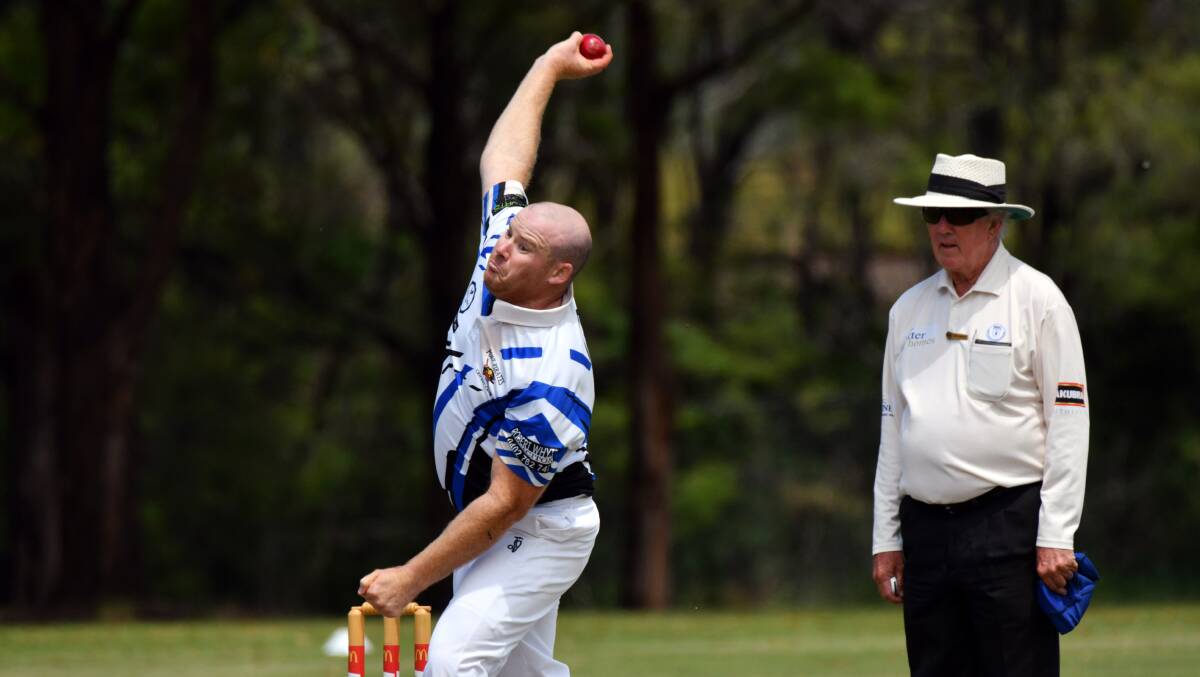 No runs there: Mick Foster was miserly with the new ball as Port Pirates made it two-straight wins on Saturday.