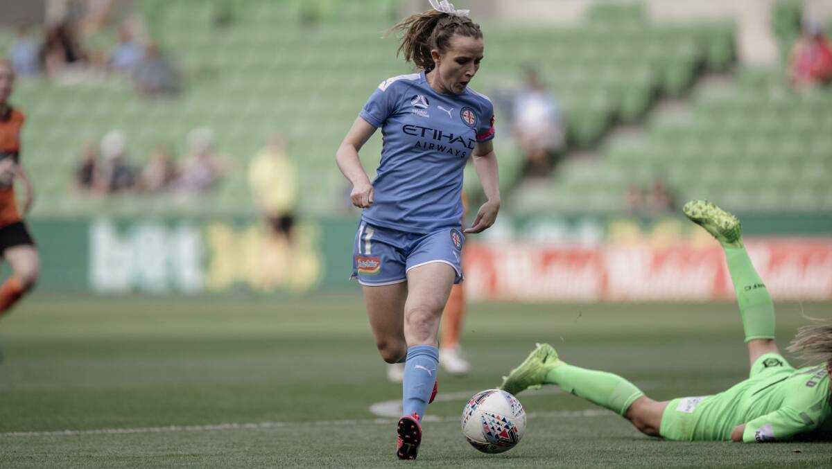 Good move: Rhali Dobson has regularly performed well for Melbourne City since moving south three years ago. Photo: supplied