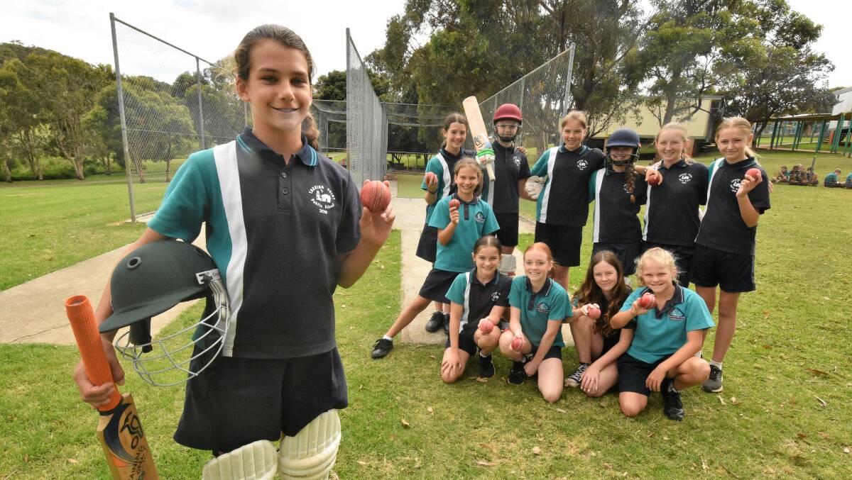 Aiming high: Tacking Point Public School's girls cricket team will head to the PSSA state titles next month. Photo: Matt Attard