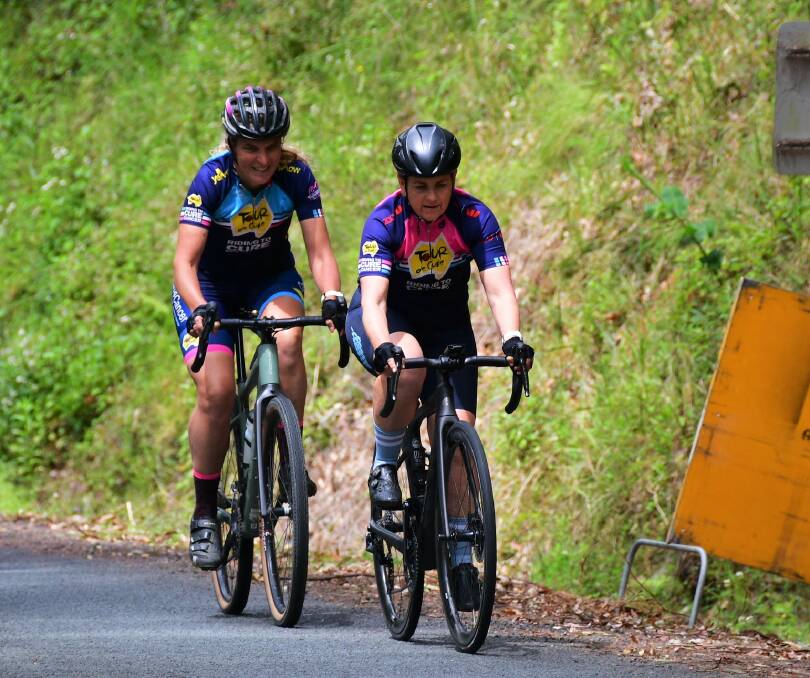 Denise Wilson (front) will head to Noosa on May 9 for her first Ultraman Australia event.