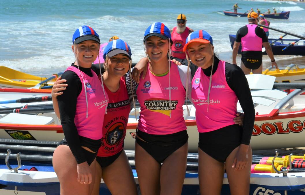 Ready to go: Wauchope-Bonny Hills' under-19 "Boatettes" will take to the water in Adelaide on Saturday. Photo: supplied