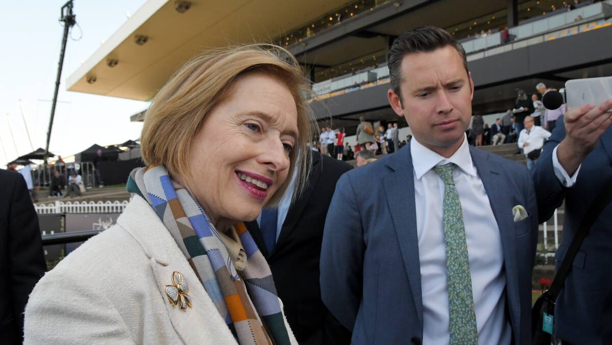 Will they or won't they: Gai Waterhouse and Adrian Bott have decisions to make ahead of the 2019 Port Macquarie Cup on Friday. Photo: AAP Image/Simon Bullard