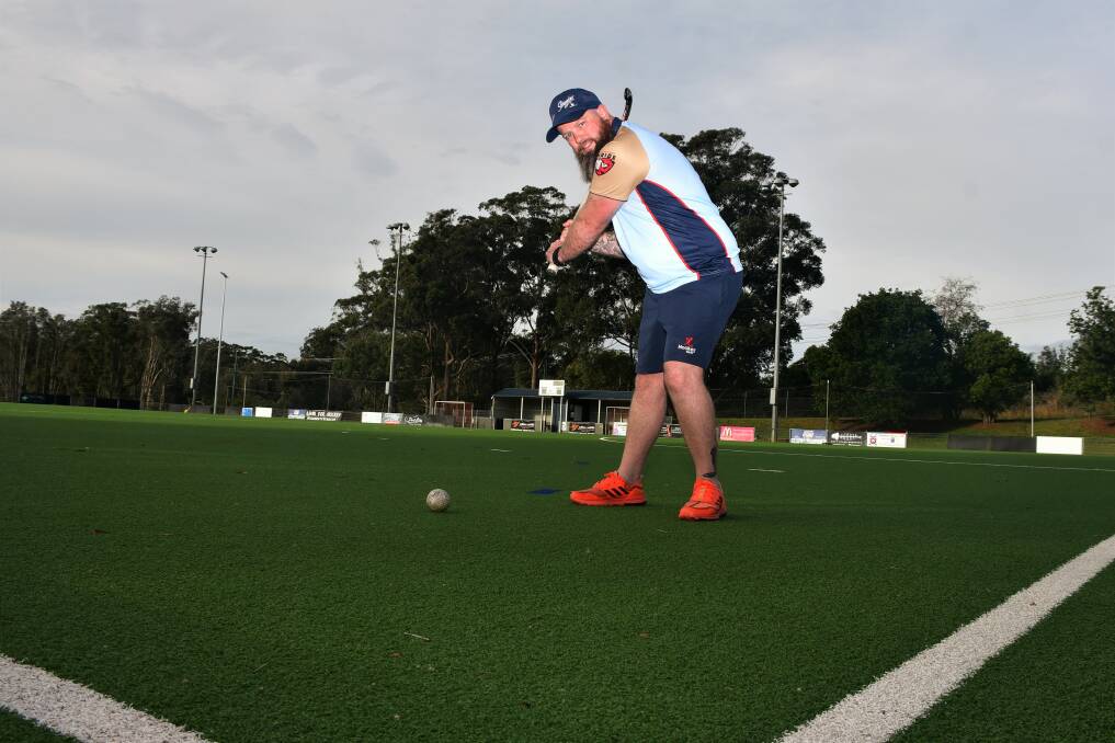 In it for the long haul: Leigh McIntosh has been playing hockey since he was 10 - a three-decade long involvement.