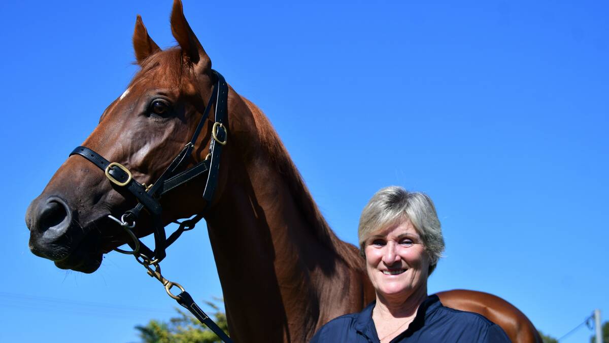 High hopes: Jenny Graham believes Magnalane will run well at the Mid North Coast Country Championships Qualifier this Sunday in Taree.