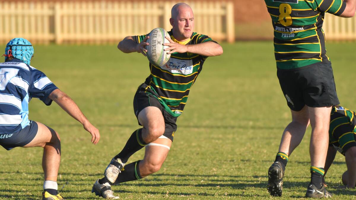 Tricky future: Adam McCormack in action for Hastings Valley against Southern Cross University last season.