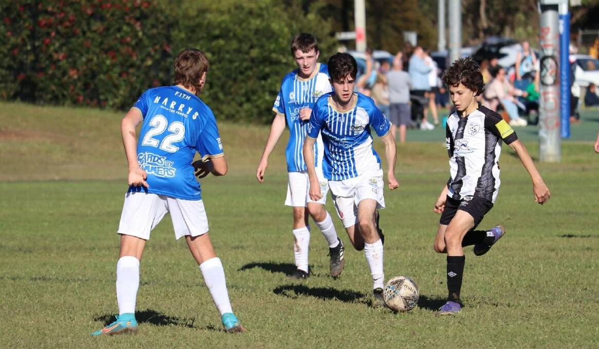 Under-15s player Haine Eames delivers a pass. Photo: supplied