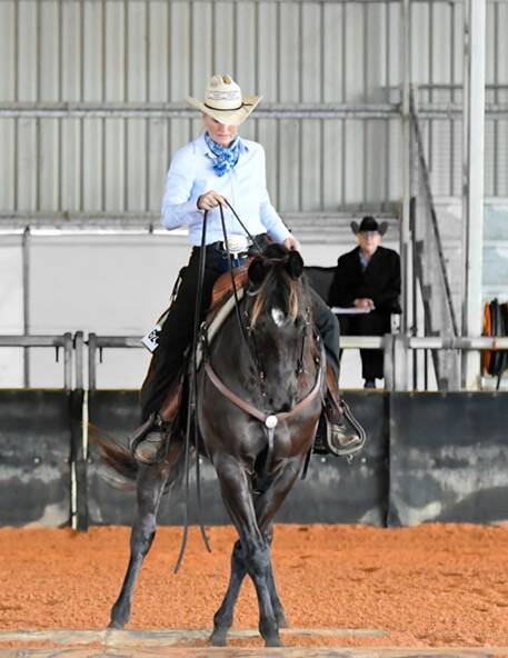 State title winner: Lara Coventry-Cox on "Rebel". Photo: Evelyn Lagoon.