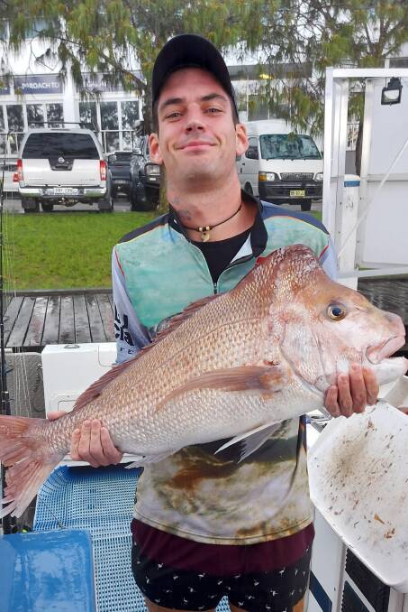 Fish Port Macquarie Charters have been scoring some great snapper of late, with Dylan from Hannam Vale recently snaring this nice red.