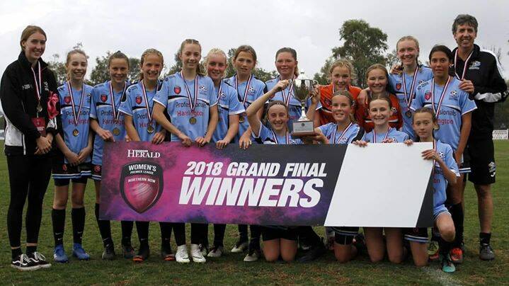 Winners: Mid North Coast took out the under-14 Women's Premier League grand final on August 26. Photo: Supplied