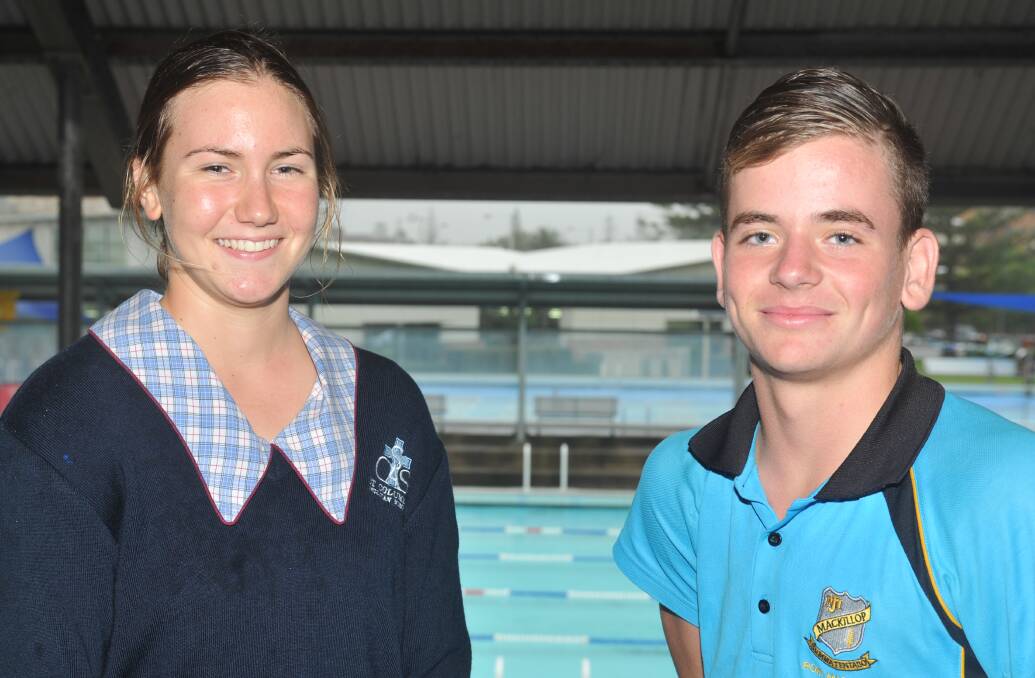 Next step: Grace Bannon and Luke Mapstone are off to the national titles in Brisbane next month after a strong showing at the Country Championships.