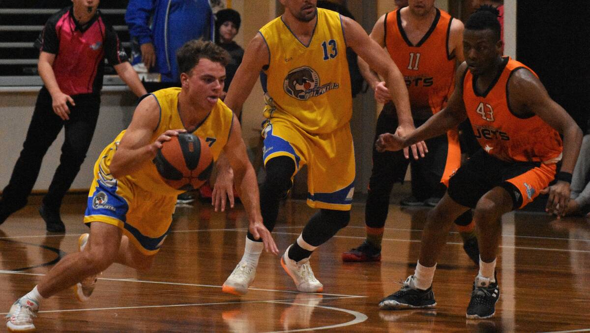 Improving: Torren Hunter was strong for Port Macquarie Dolphins in their two-point loss to Hawkesbury. Photo: Tracey Fairhurst