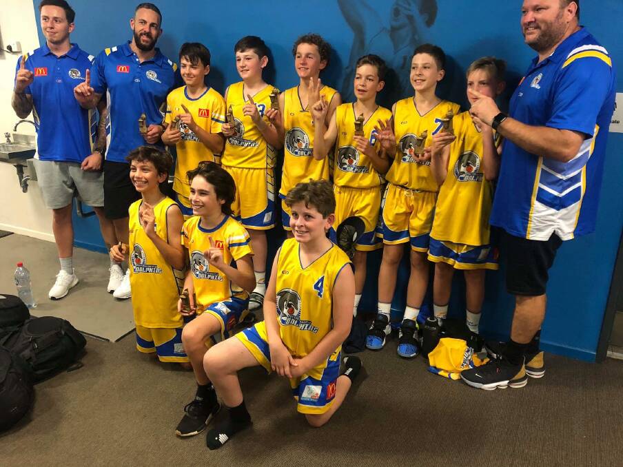 Winners: Port Macquarie Dolphins under-13 boys went through undefeated to win the Bronwyn Vigors Pacific Challenge at the weekend. Photo: supplied