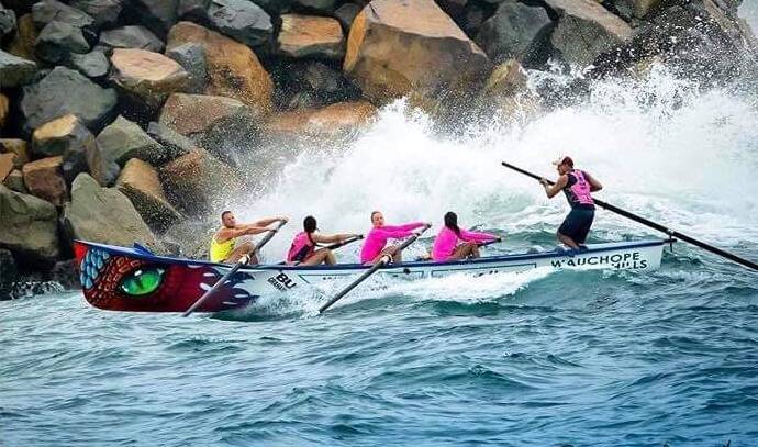 Gotta do it: Wauchope-Bonny Hills women's surfboat crew face a gruelling weekend of travel this weekend.