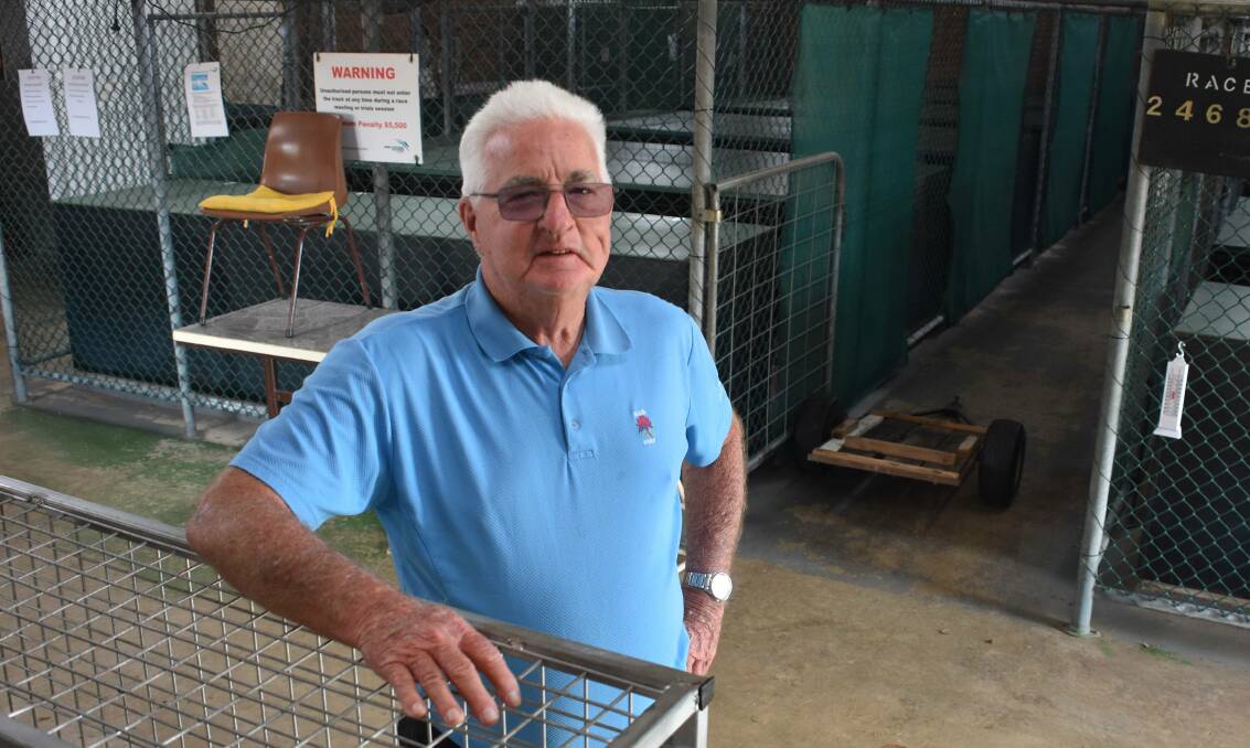 Waiting: Hastings River Greyhound Racing Club president Rex Nairn is still awaiting confirmation the Wauchope track will be upgraded to TAB status. Photo: Peter Daniels