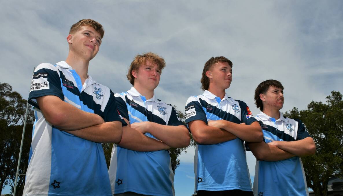 Hudson Harmer, Josh Power, Corey Lewis and Billy Sprague have been courted by various NRL clubs. Picture by Paul Jobber