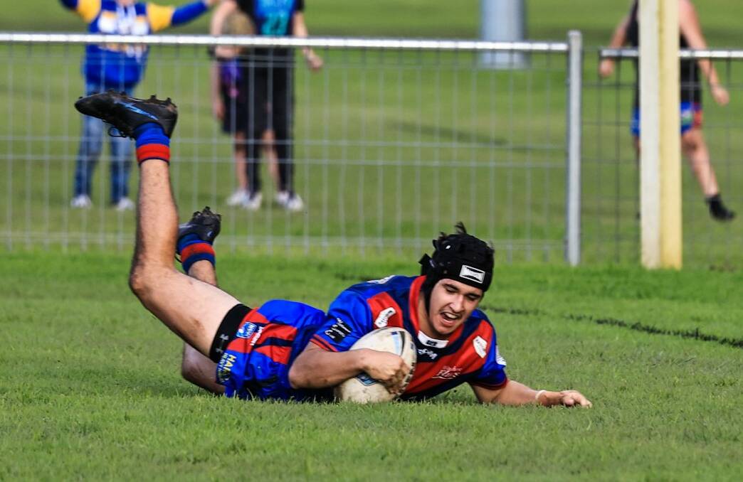 Nelson Young has impressed on the wing for Wauchope Blues. Photo: Lighthouse Sports Photography