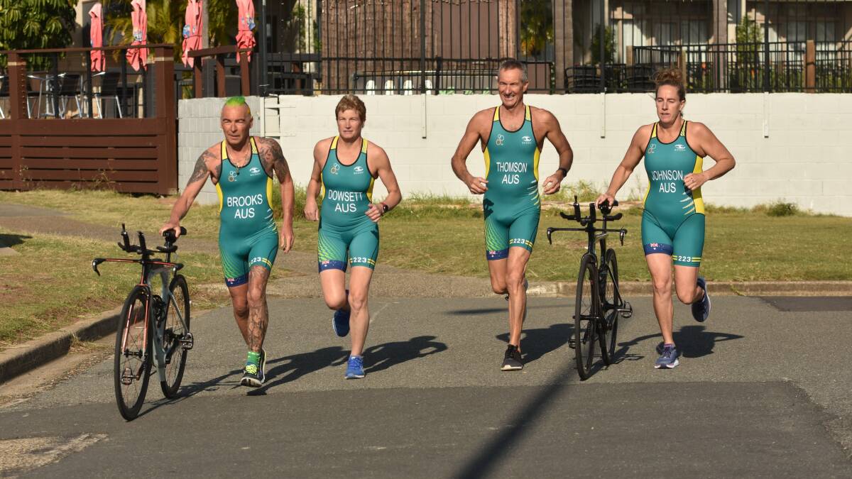 Triathlete quartet to compete on the world stage in Queensland