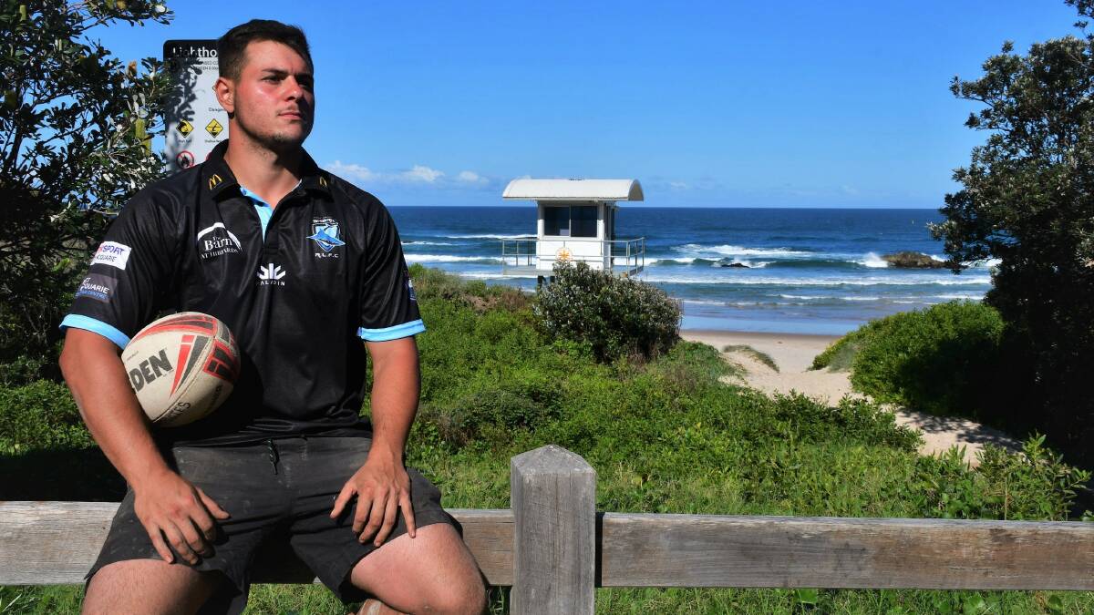 Ryan Long has returned to the Port Sharks after a stint with South Sydney Rabbitohs. Photo: Paul Jobber