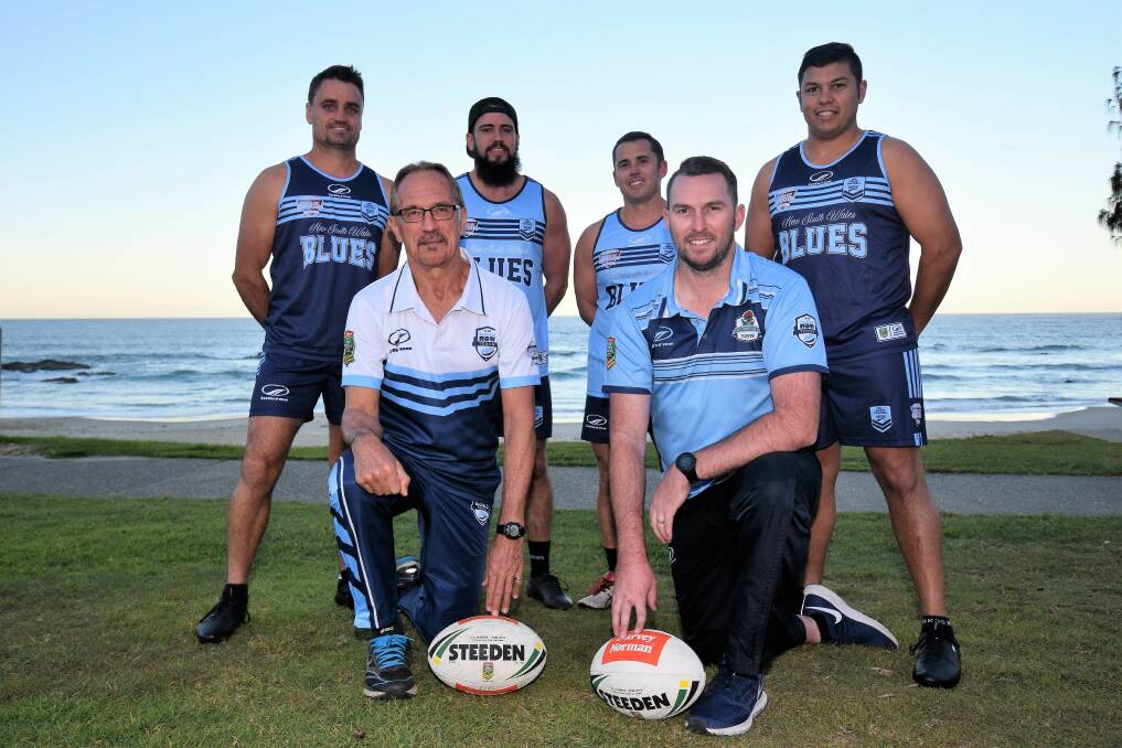 State selection: Wayne Gleeson, Beau Montgomery, Warren Lorger, Adrian Daley (back) and Peter Vincent and David Stone (front) have been selected for New South Wales.