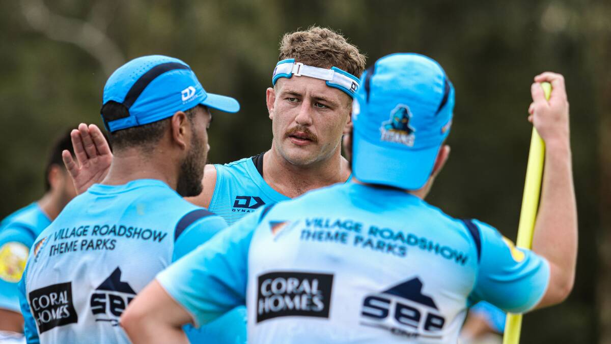 Sam McIntyre harbours ambitions of one day pulling on a State of Origin jumper. Photo: supplied/Gold Coast Titans