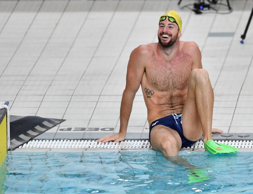 Next chapter: James Magnussen is weighing up his swimming future ahead of the Tokyo 2020 Olympic Games. Photo: AAP/Darren England