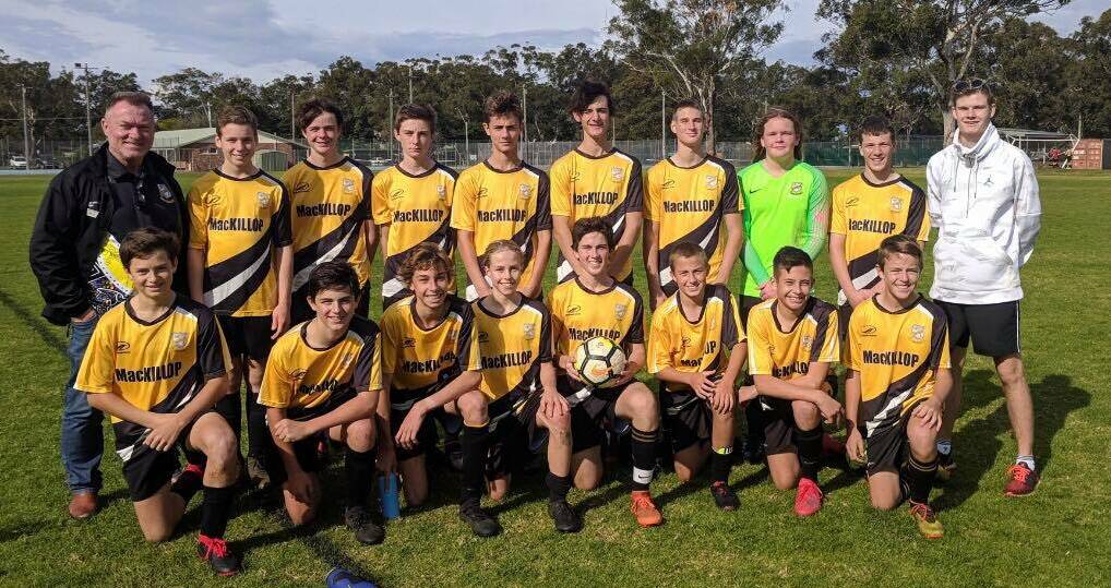 They're through: MacKillop College progressed to the final of the Bill Turner Cup with a 4-1 win at Tuncurry on Monday. Photo: supplied
