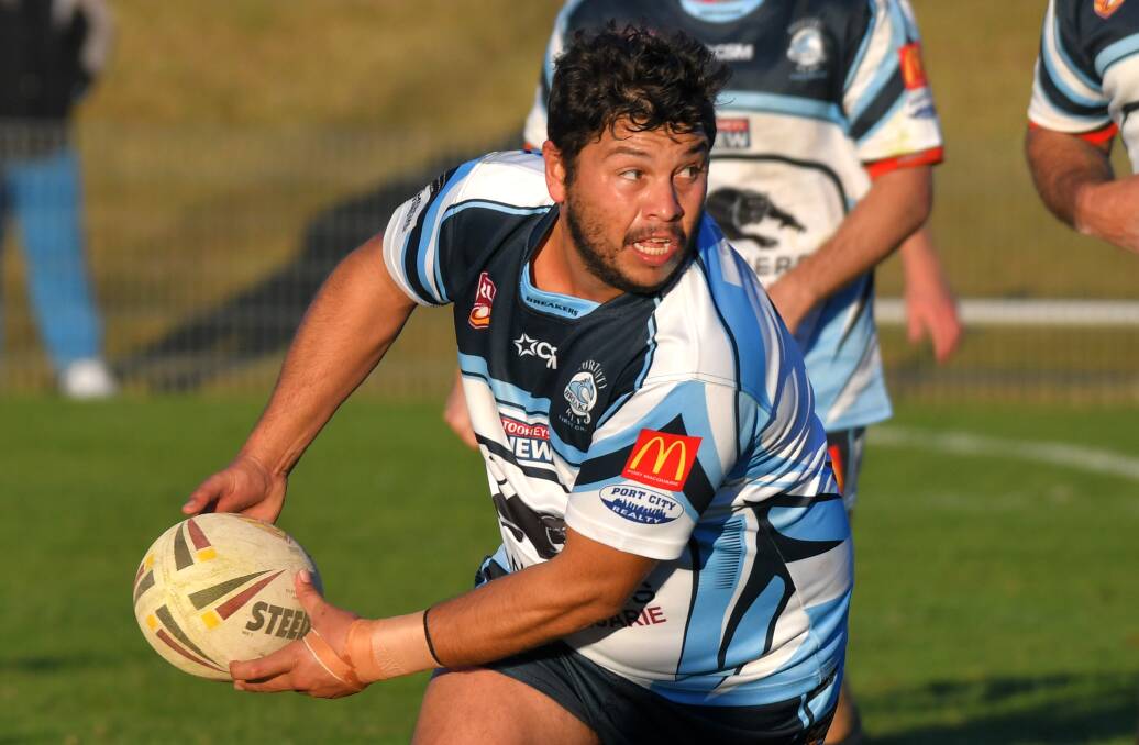 Another milestone: Port City Breakers halfback Adrian Daley will play game 150 for the club on Sunday. Photo: Ivan Sajko