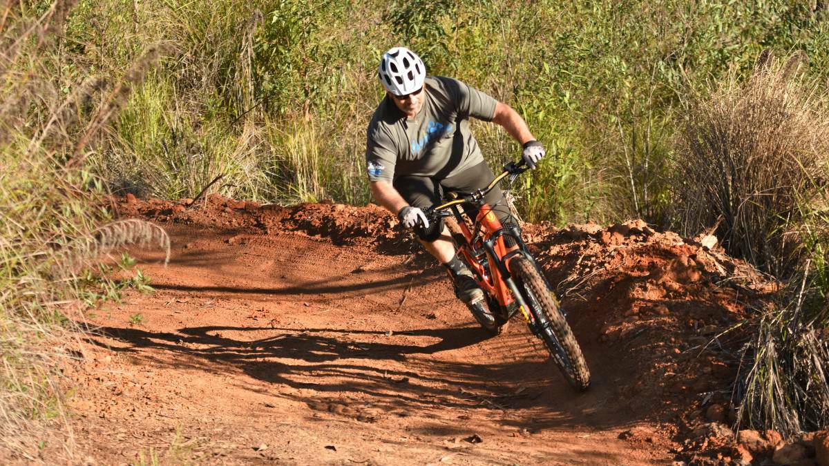Back again: David Poulton is set to compete in round two of the Fox Superflow Series at Jolly Nose Mountain Bike Park on August 8.