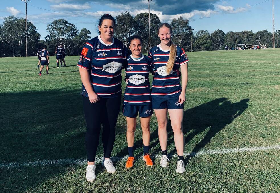 Next level: Naomi George, Danielle Buttsworth and Lauren Nott have been selected for NSW Country. Fellow clubmate Teleah Waitoa was absent. Photo: supplied