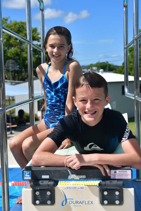 Diving duo: Katie Chalmers and Riley Judd will lead the local charge at the NSW Country Diving Championships at Wauchope next weekend.