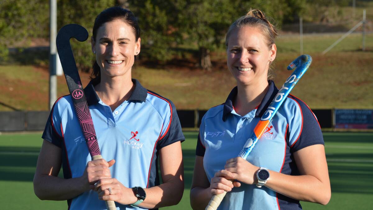 Good experience: Catherine Carroll and Louise Oirbans will represent the NSW over-35s on the Gold Coast from September 26 to October 5. Photo: supplied