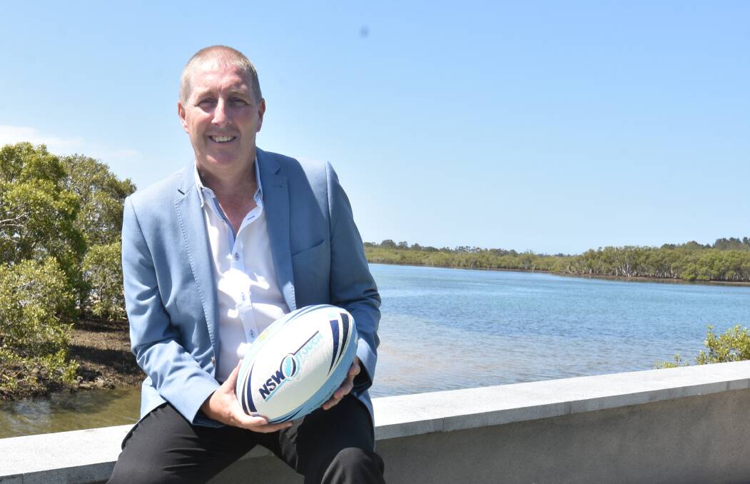 Great part of the world: NSW Touch Football general manager Dean Russell loves coming back to Port Macquarie. Photo: Ivan Sjako