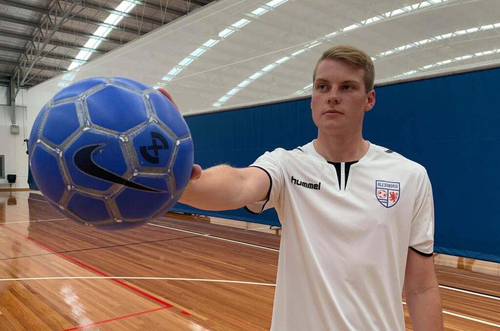Work to do: Four Italian futsal clubs are circling for the services of Hastings teenager Harrison King. Photo: supplied