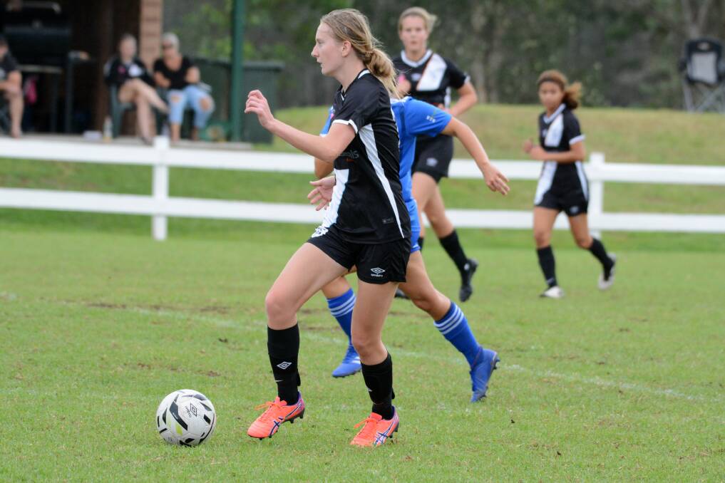 Back in town: Jess James (pictured playing for Mid Coast in 2020) has returned for their 2022 WPL campaign.
