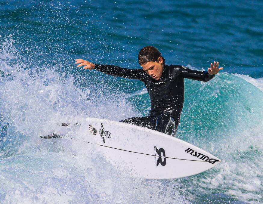 Archie Branch will compete at this weekend's Surfing NSW regional titles. Photo: Lighthouse Sports Photography
