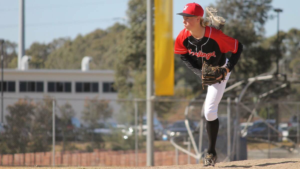 Fighting: Hastings competed well despite their overall results at last weekend's baseball senior country championships. Photo: supplied