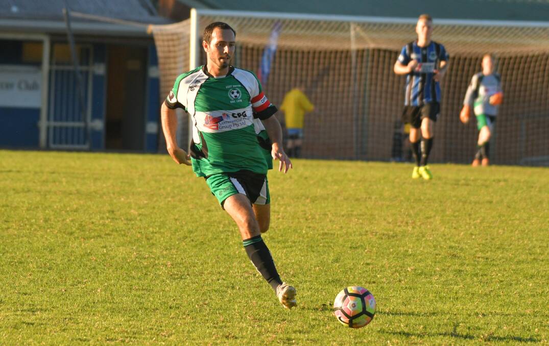 New leader: Port United's Matt Bale will take the captain's armband for the clash with Wauchope in the absence of Kaleb Langbein on Saturday. Photo: Ivan Sajko