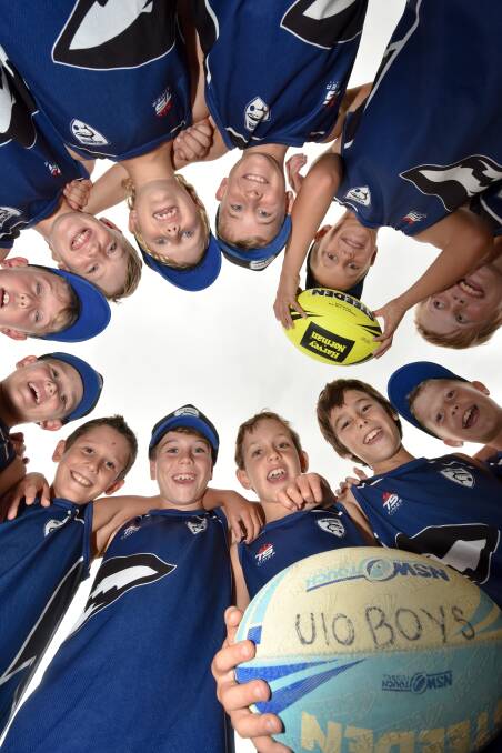 Setting the bar: Coach Warren Lorger has high hopes for the Port Macquarie Makos under-10 boys at this weekend's Junior State Cup. Photo: Ivan Sajko