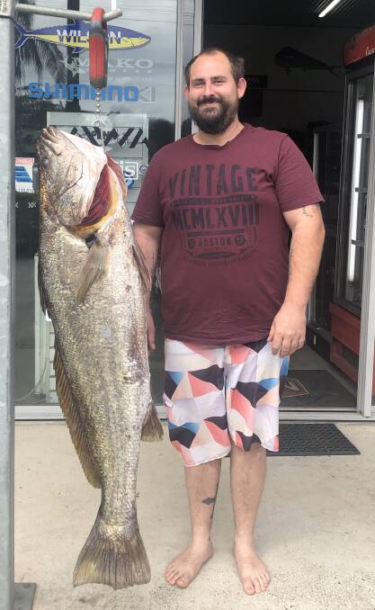 Got him: Our Berkley pic of the week is of Aaron Halling, who recently caught this terrific 26.44 kilo mulloway from around Wauchope on a live mullet.