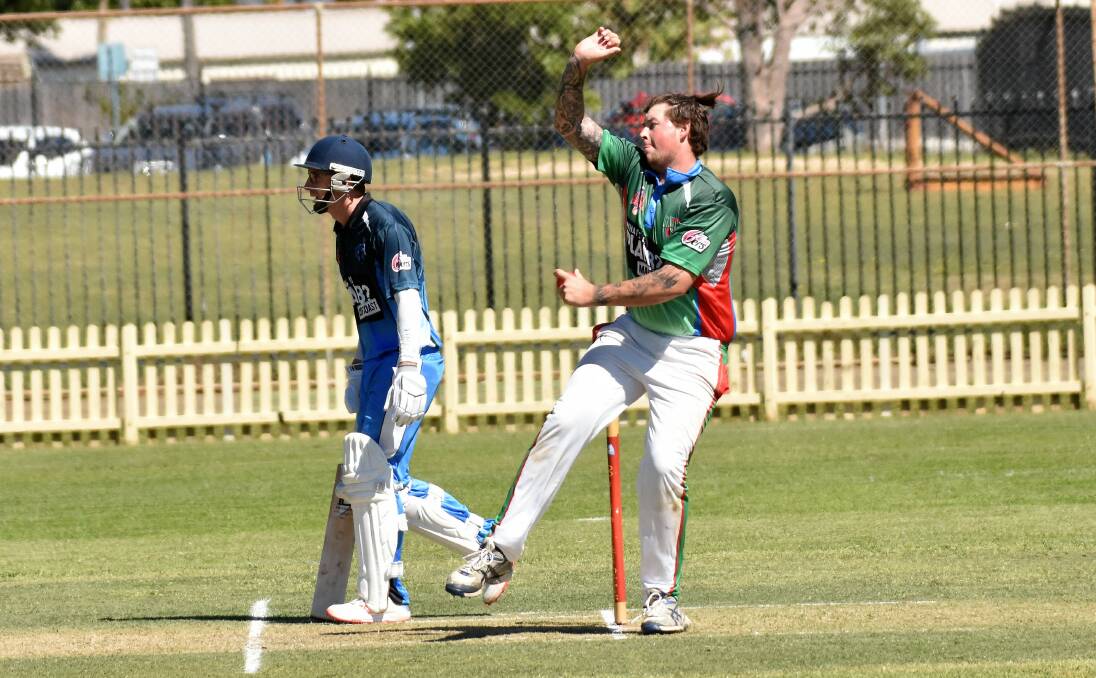 Impressive: Wauchope spinner Bailey Smith took four wickets for Macquarie Coast Stingers. Photo: Paul Jobber