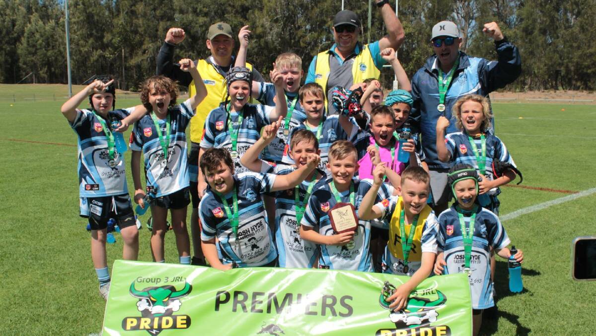 Winners: Port City Breakers are the under-10 Group 3 Junior Rugby League premiers.