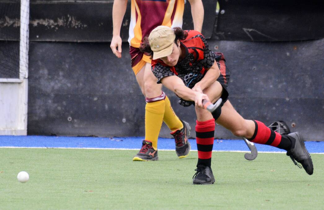 Back on deck: Camden Haven hope defender Jack Redfern will return for their Mid North Coast Hockey League preliminary final clash with Taree Tigers on Saturday. Photo: Scott Calvin