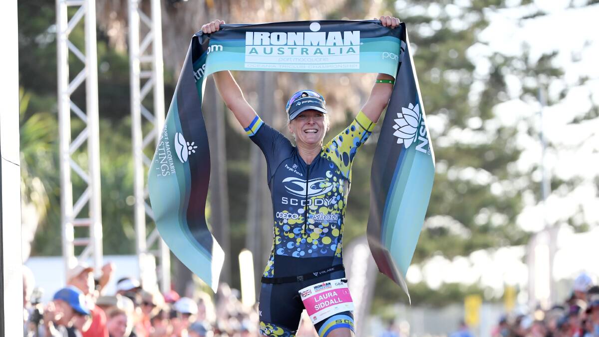 Back again: Laura Siddall will attempt to make it three-straight Ironman Australia race wins in Port Macquarie on May 5.