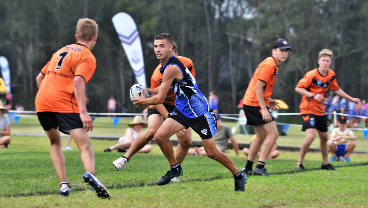 Repeat dose: Brent Nixon looks for support in last year's NSW State Cup men's 20s grand final.